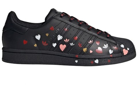 adidas Superstar Valentine's Day Black (Women's) - FV3288 - US adidas Superstar Valentine's Day Black (Women's) - FV3288 - US