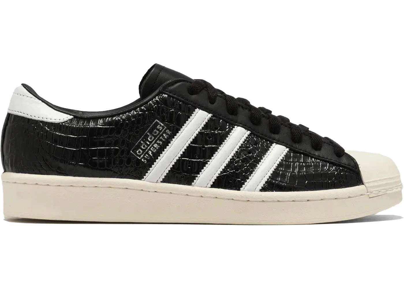 adidas Superstar Vintage Black White Croc (Women's) JH5710 US