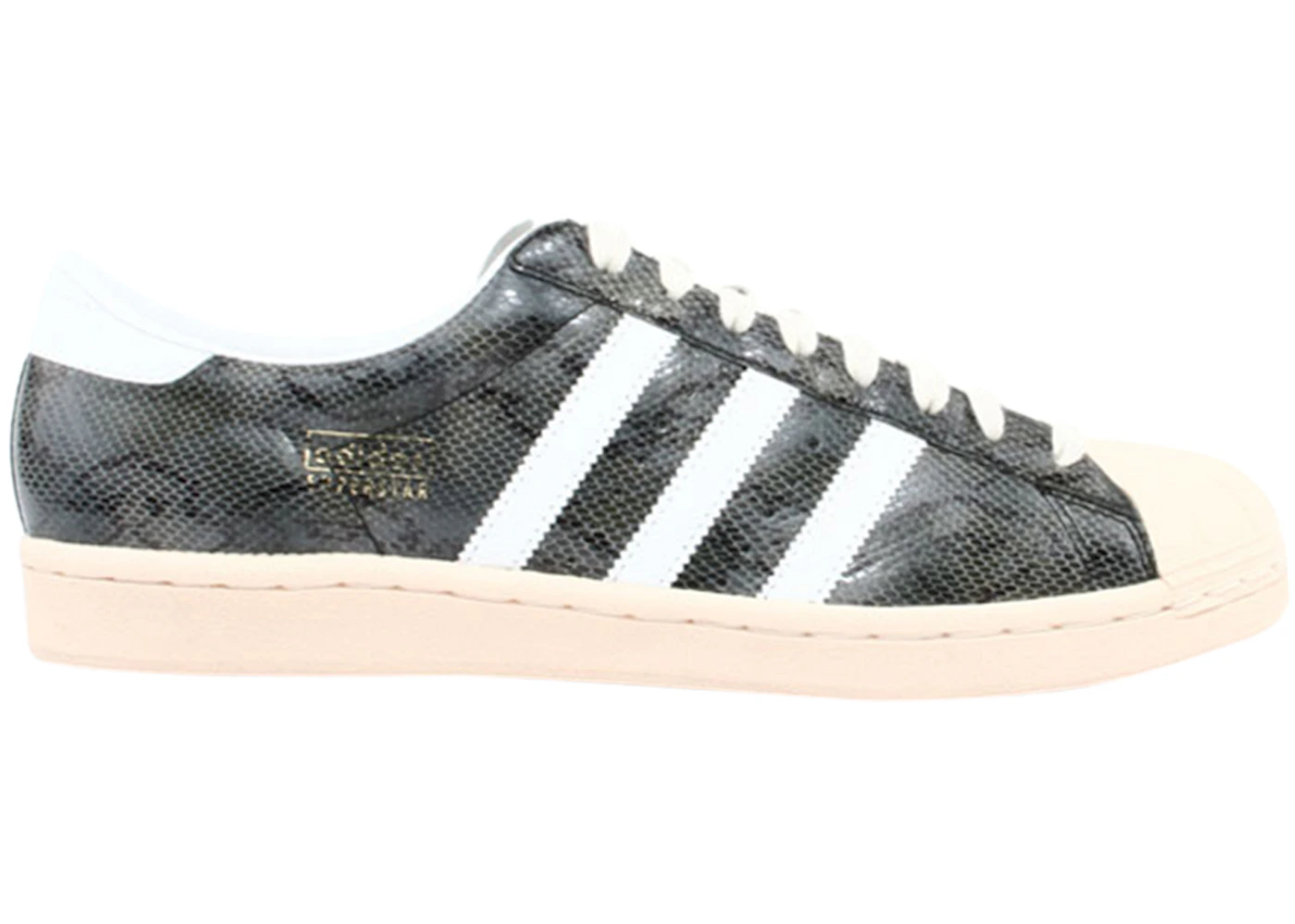 adidas Superstar Vintage Snakeskin Black Men's - 463595 - US adidas Superstar Vintage Snakeskin Black Men's - 463595 - US