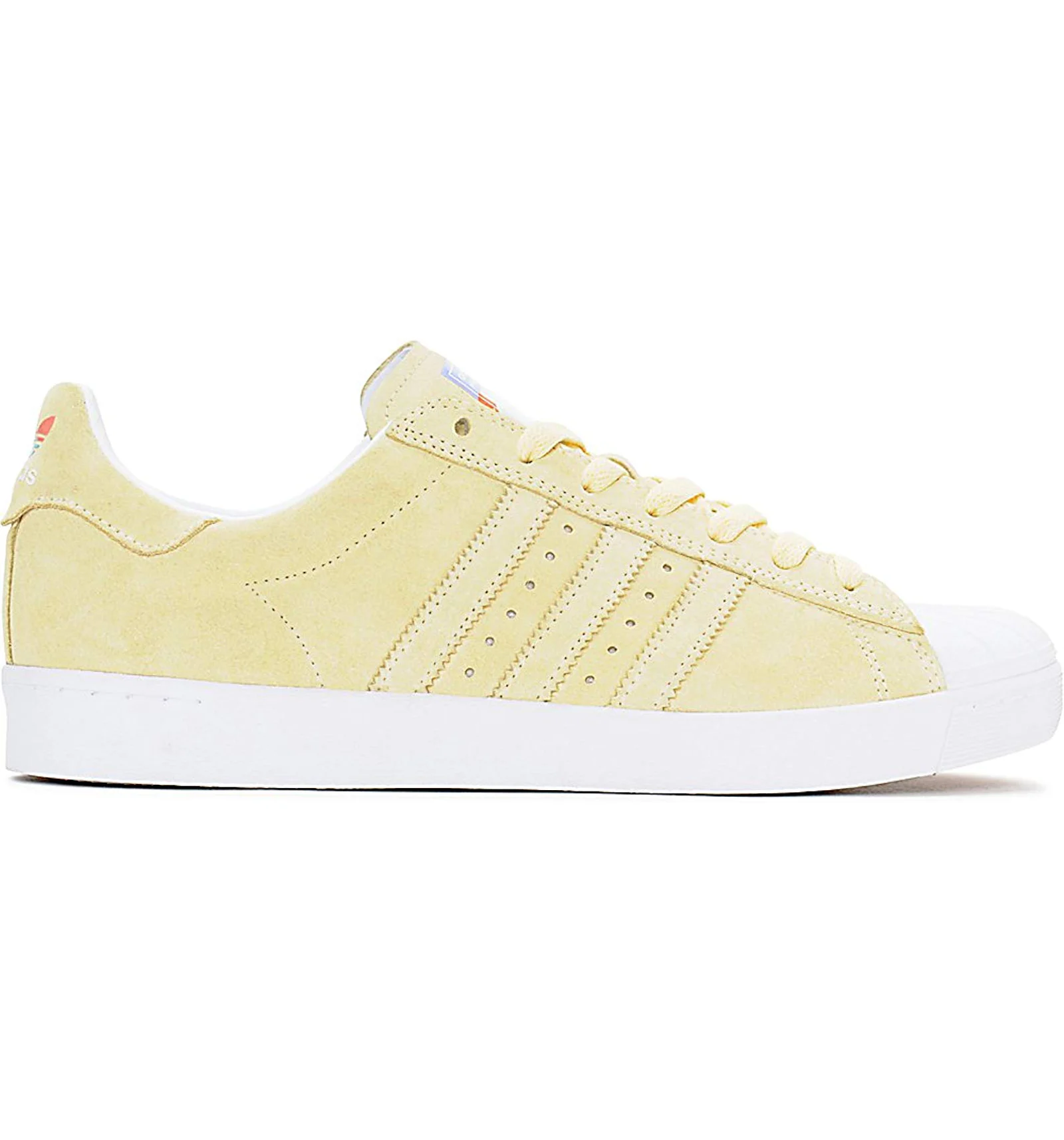 Adidas superstar vulc adv pastel yellow shoes Clearance