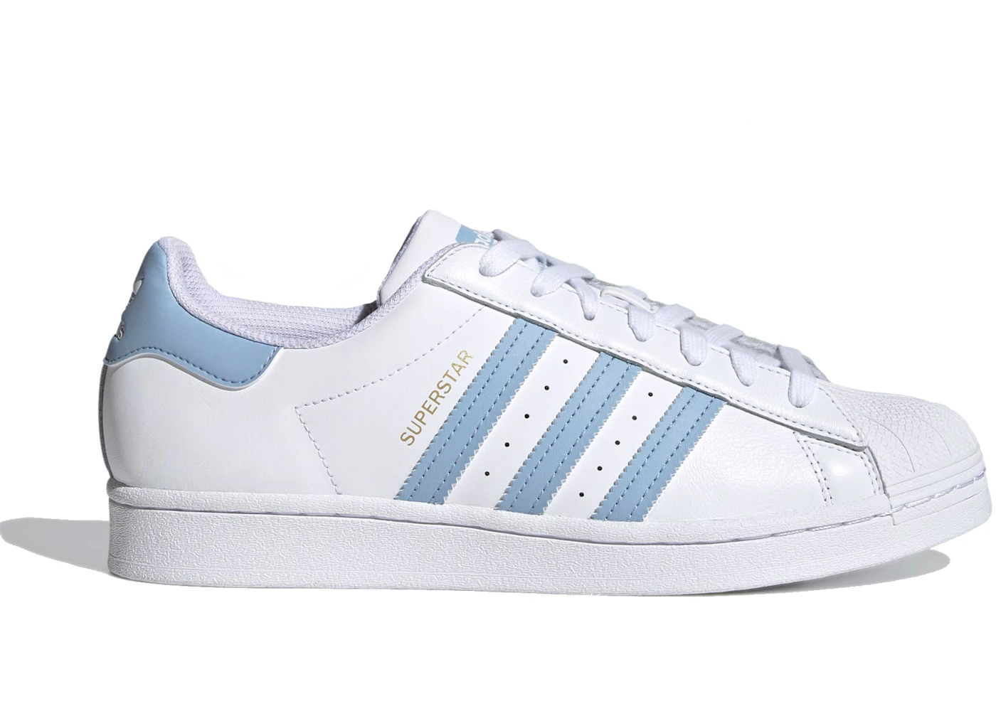Sure Cloud Abroad adidas Superstar White Ambient Sky Gold - H05645 - US