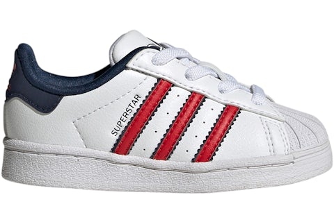 adidas Superstar White Better Scarlet Night Indigo (TD) - IG0260 - US adidas Superstar White Better Scarlet Night Indigo (TD) - IG0260 - US