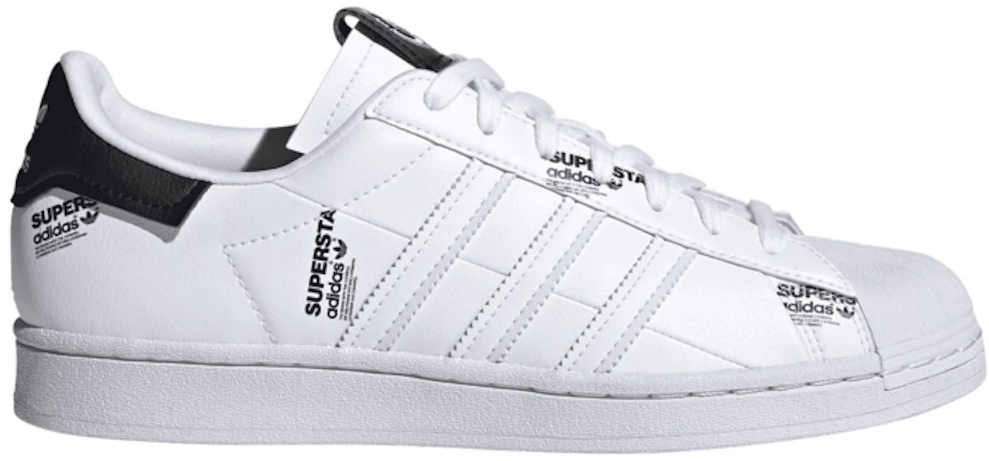 adidas Superstar White Black Men's - GV7671 - US