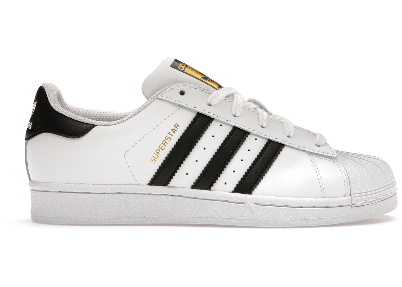 adidas Superstar White Black (Women's) C77153 US