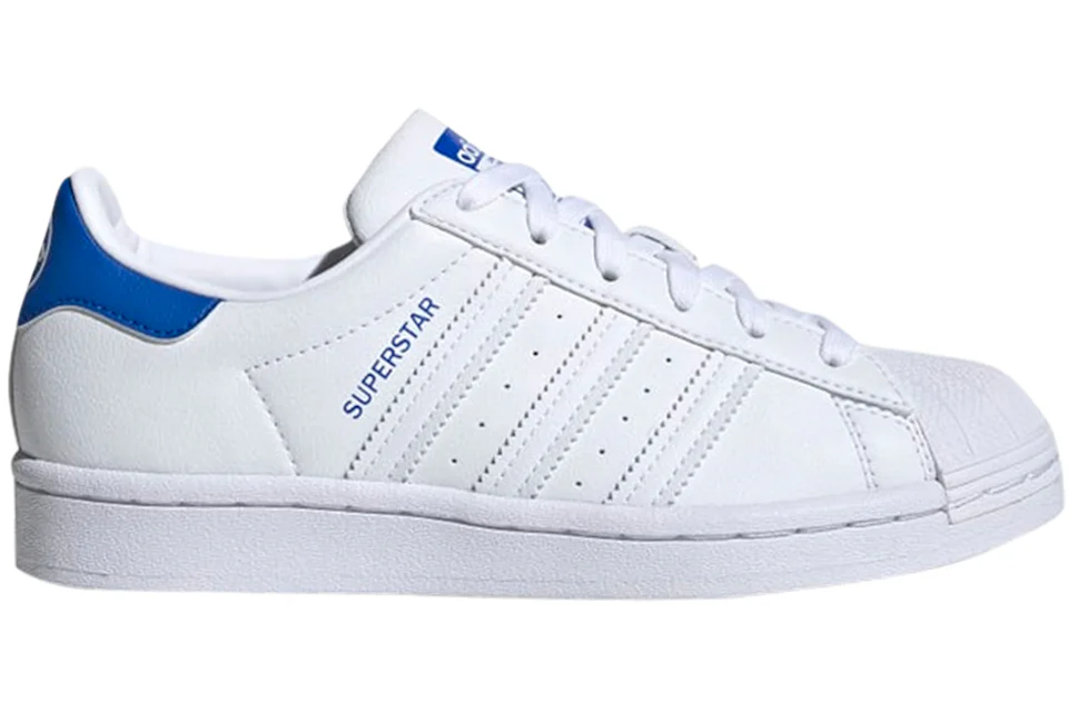 adidas Superstar White Blue (GS)