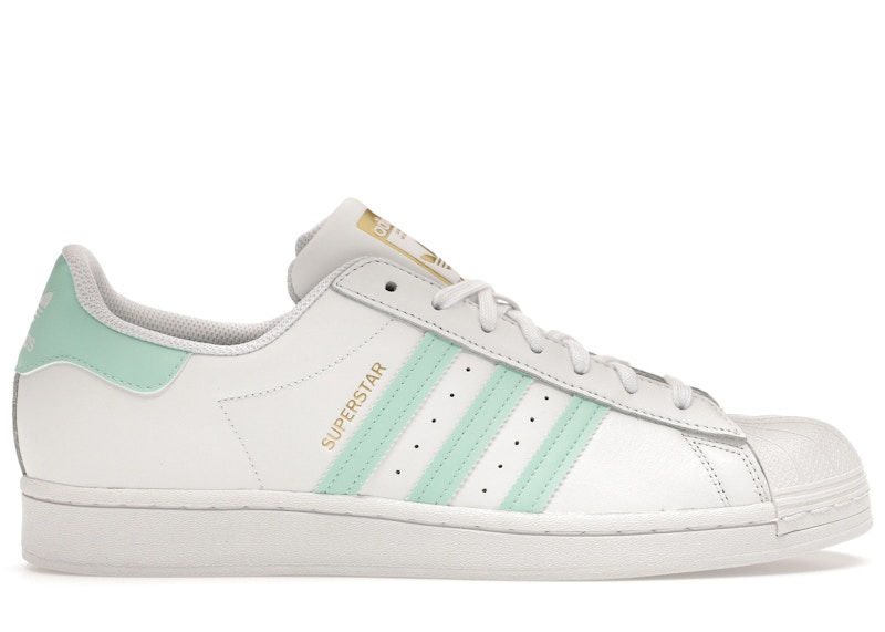 Adidas superstar clear mint hotsell