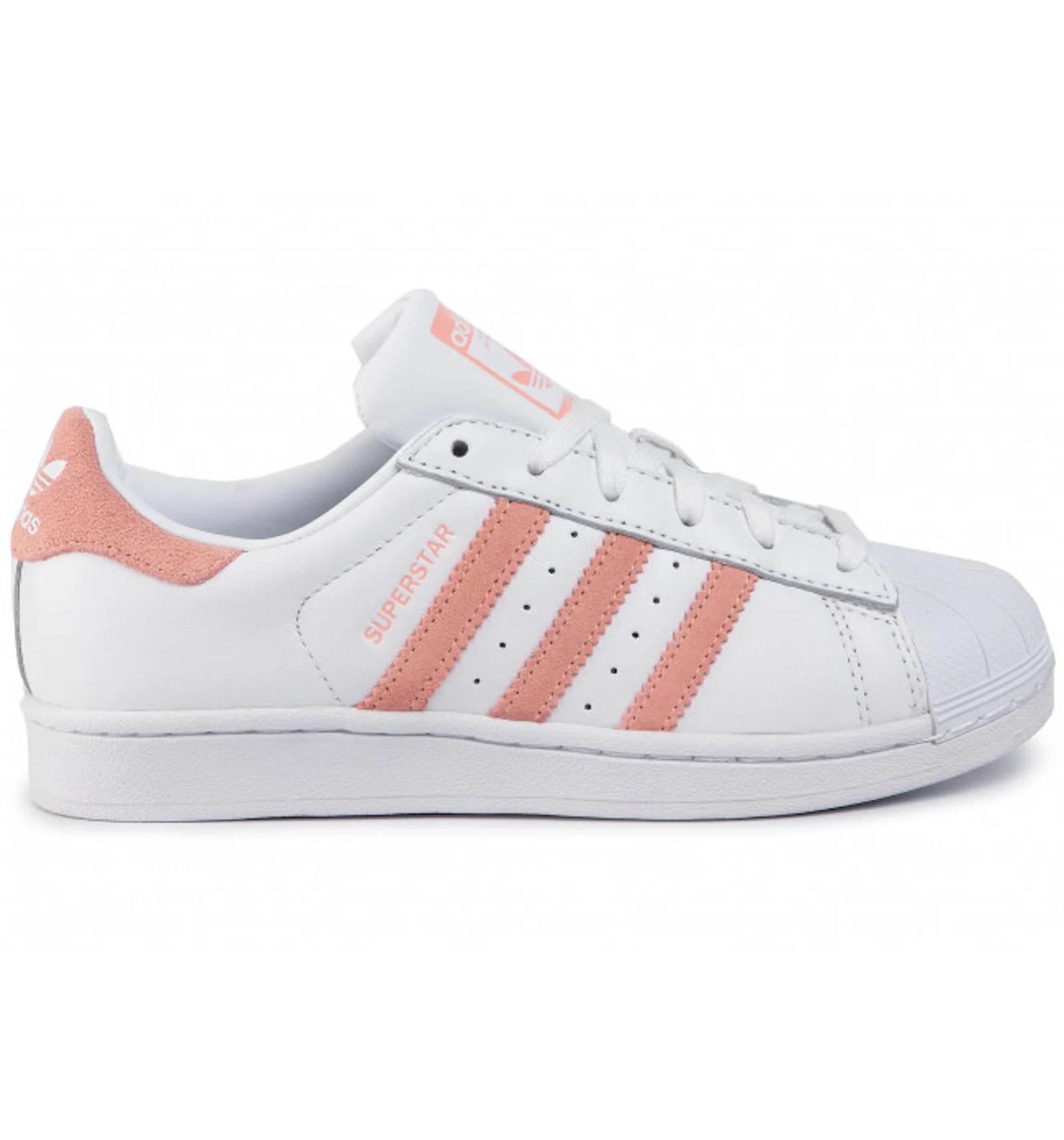 Adidas superstars white and pink Clearance