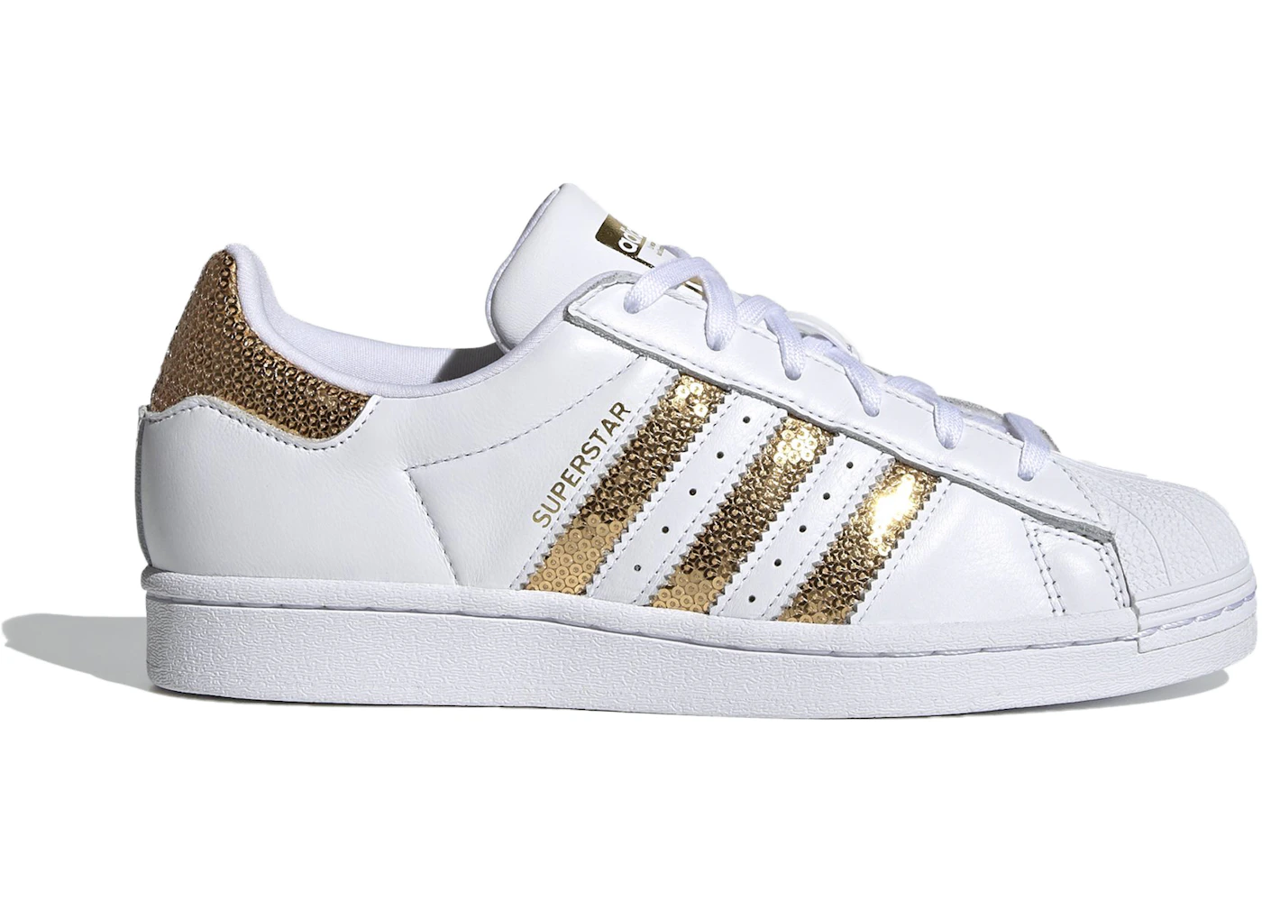 Adidas superstar glitter oro Clearance