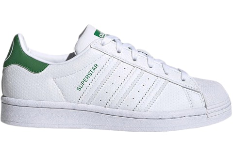 adidas Superstar White Green (GS) FW0818 US - Main Image