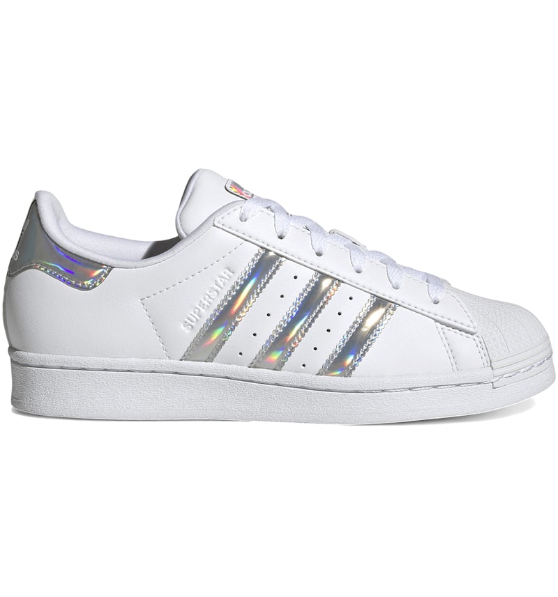 adidas Superstar White Silver Dawn Iridescent (GS) - IG0238 - US adidas Superstar White Silver Dawn Iridescent (GS) - IG0238 - US