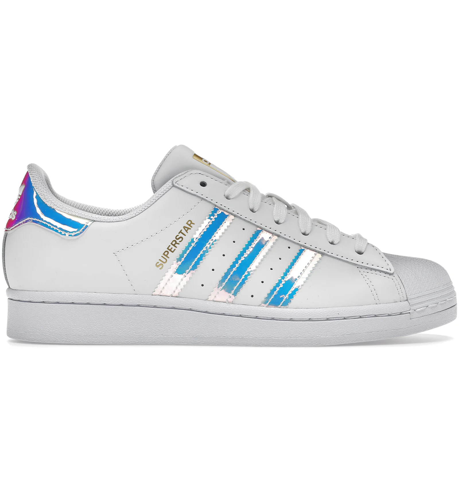 Superstar iridescent white metallic gold Outlet