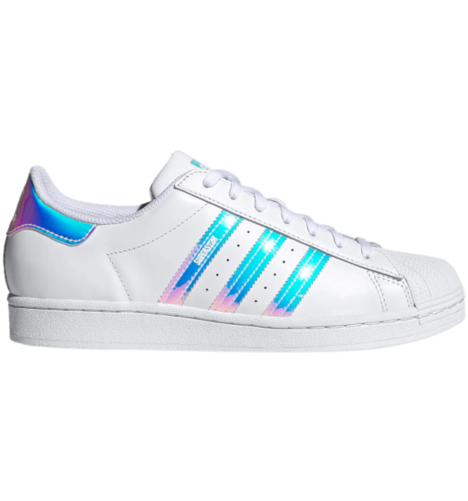 Superstar iridescent white metallic gold Outlet