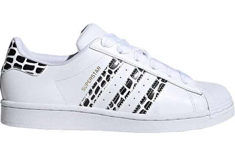 adidas Superstar Blanco Leopard Stripes de mujer FV3452 US
