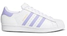adidas Superstar White Light Purple