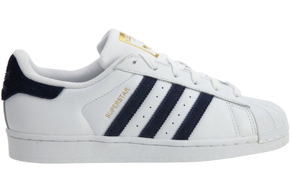 adidas Superstar White Navy-White (Women's)