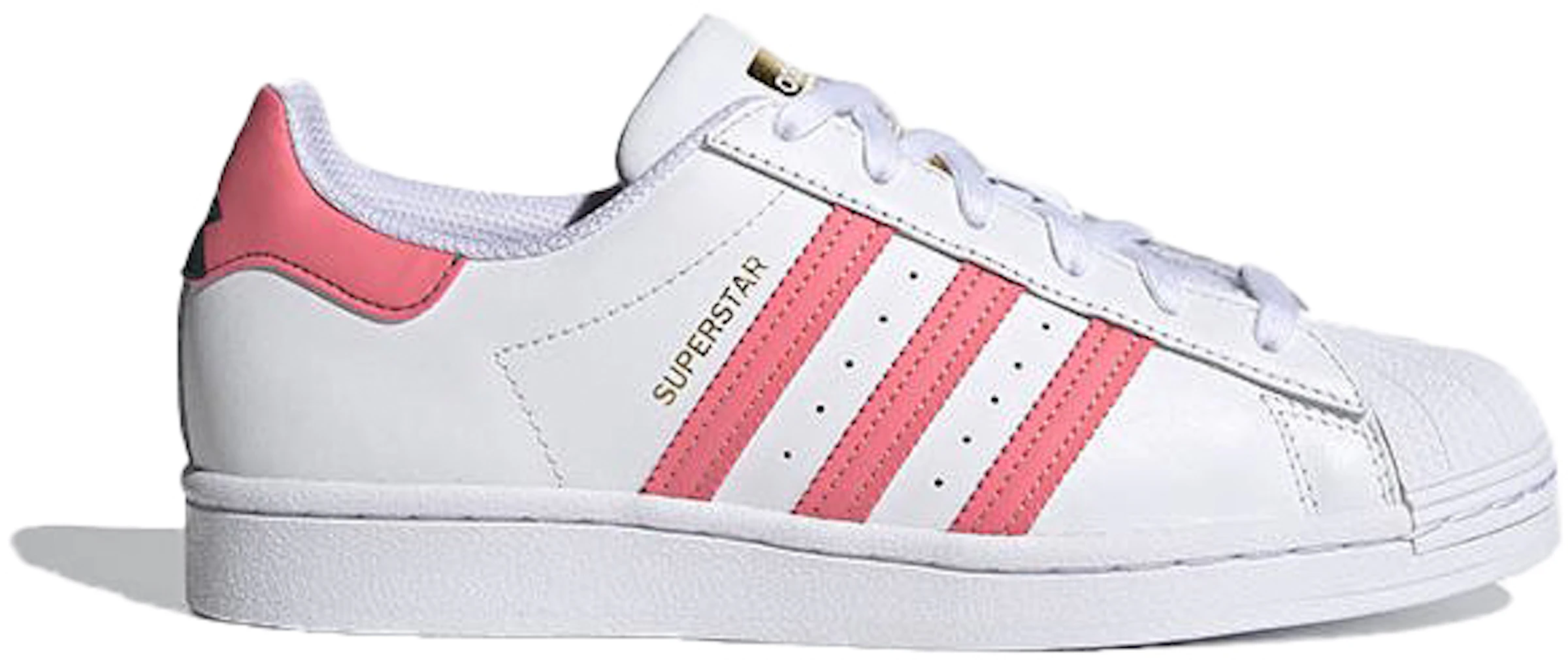Rechthoek Verlammen zand adidas Superstar White Pink (Women's) - FX5964 - US