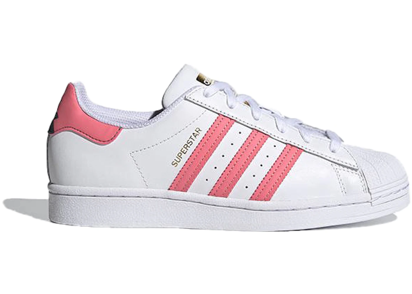 adidas Superstar White Pink (Women's) FX5964 US - Main Image