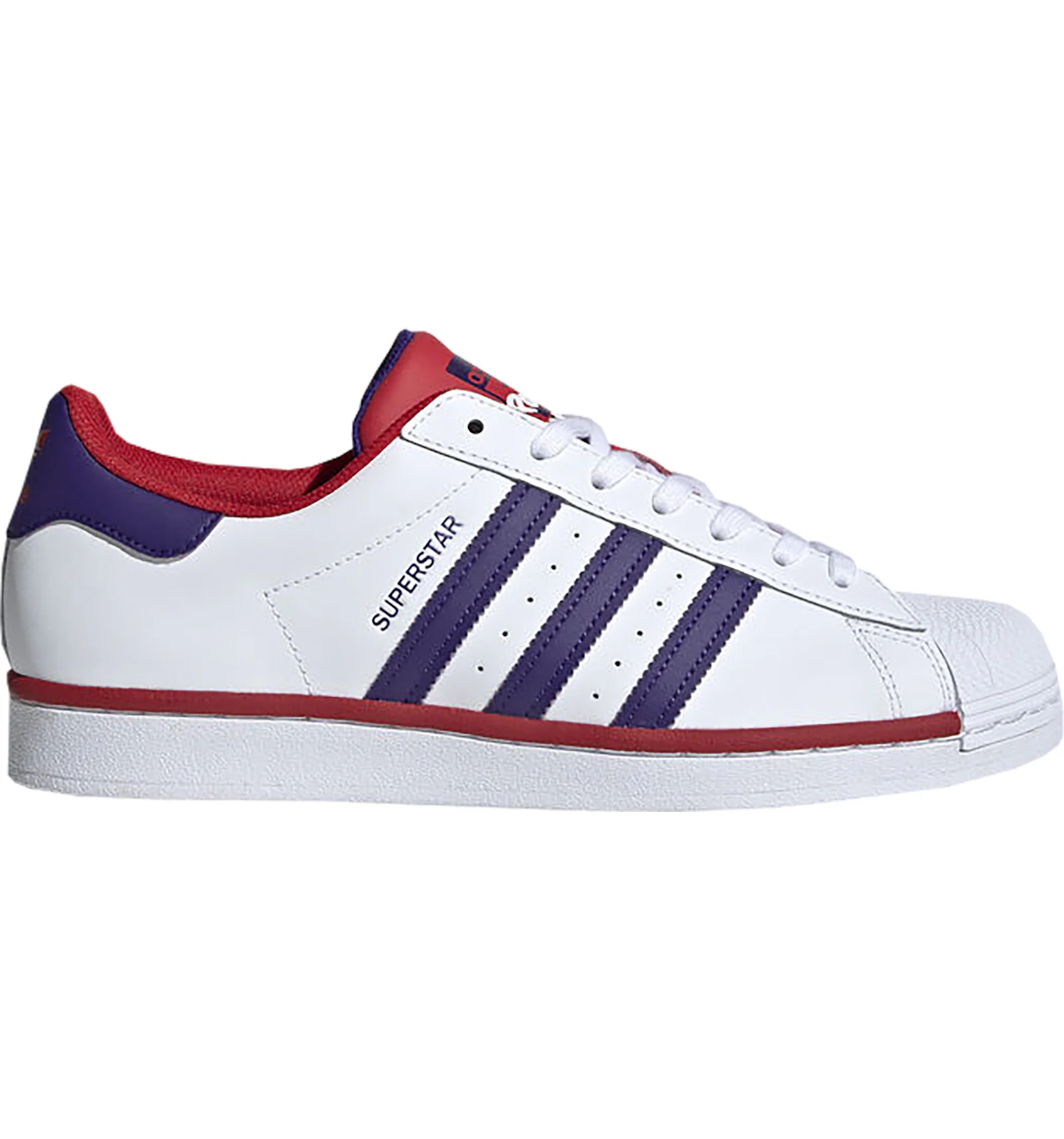 Adidas superstar sales 1 white scarlet
