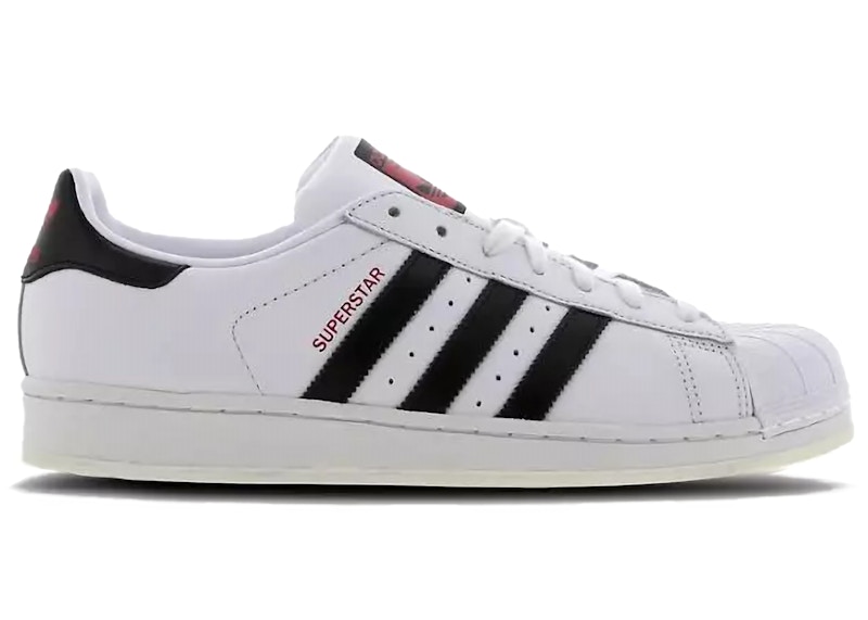 adidas Superstar Bianco Rosso Nero Uomo EF3301 IT