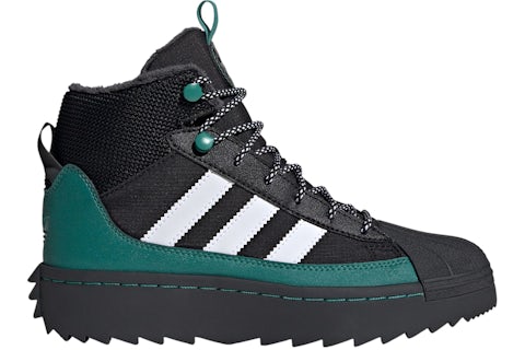 adidas Superstar Winter Trek Core Black Cloud White Active Green (GS) - ID1018 - US adidas Superstar Winter Trek Core Black Cloud White Active Green (GS) - ID1018 - US