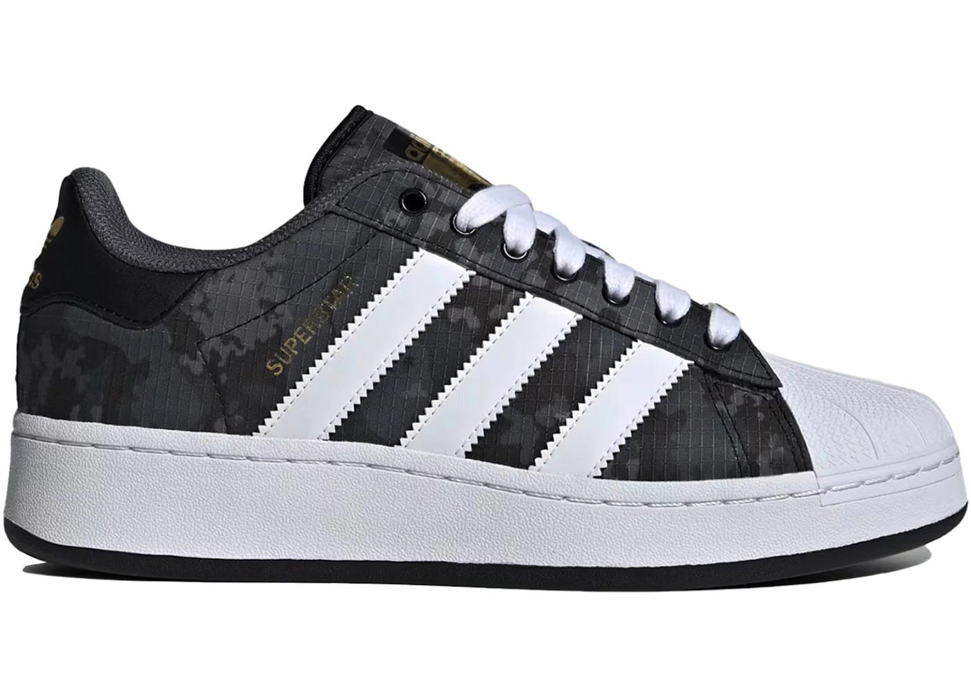 adidas Superstar XLG Black Grey Camo Men's IF3691 US