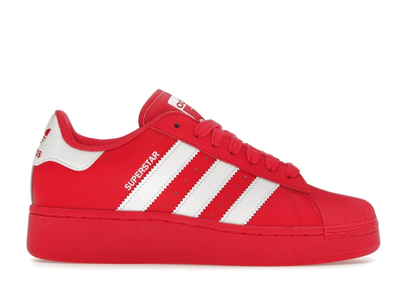 Adidas superstar damen rot weiß online