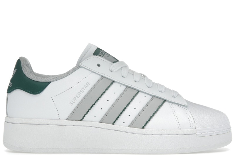 adidas Superstar XLG White Grey Collegiate Green Men's
