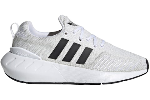 adidas Swift Run 22 Cloud White Core Black Grey (GS) GW8179 US