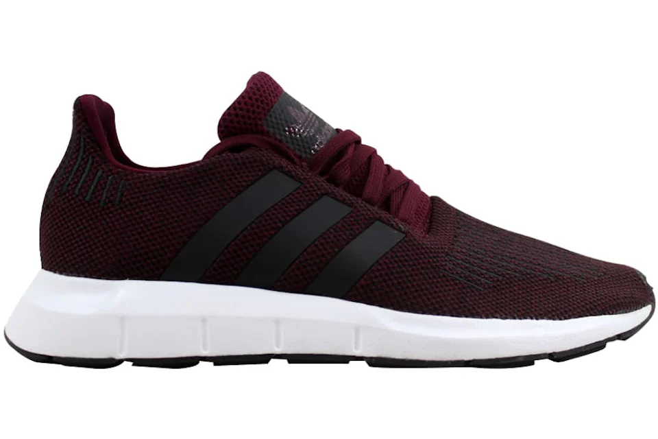 Adidas originals women's swift run shoes black maroon Clearance