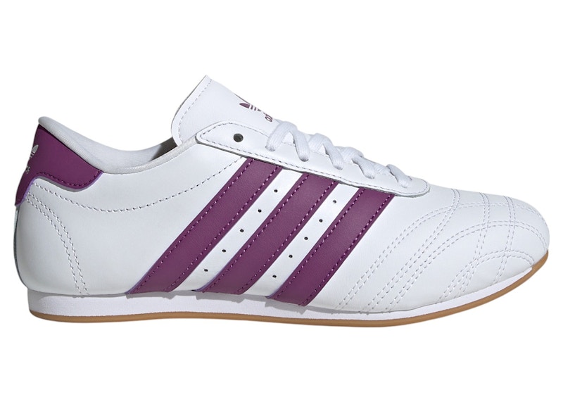 Pre-owned Adidas Originals Taekwondo Sneakers In Cloud White/rich Mauve/gum
