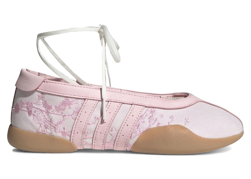 Pre-owned Adidas Originals Taekwondo Mei Ballet Pink Floral Embroidery (women's) Sneakers In Clear Pink/aluminum Pink/gum Three