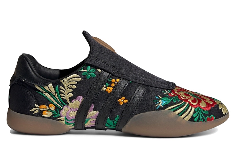 adidas Taekwondo Mei Black Floral Embroidered (Women's
