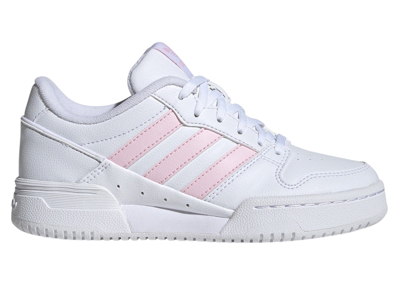 adidas Team Court 2.0 STR Cloud White Clear Pink (GS)
