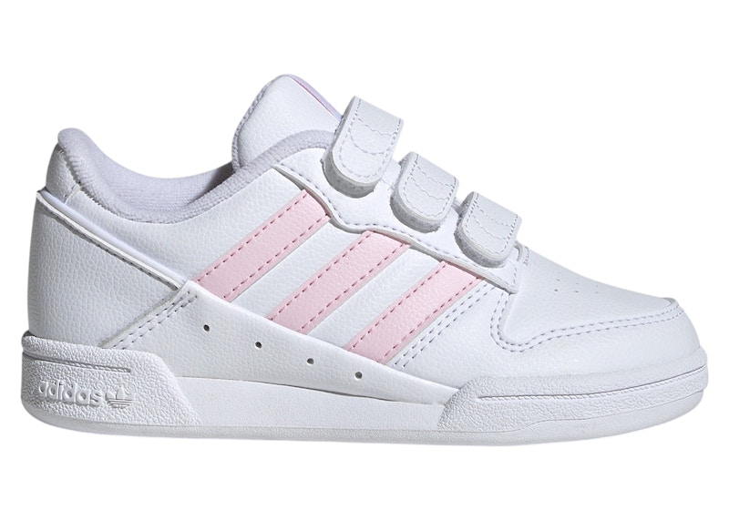 adidas Team Court 2.0 STR Comfort Closure Cloud White Clear Pink (PS)