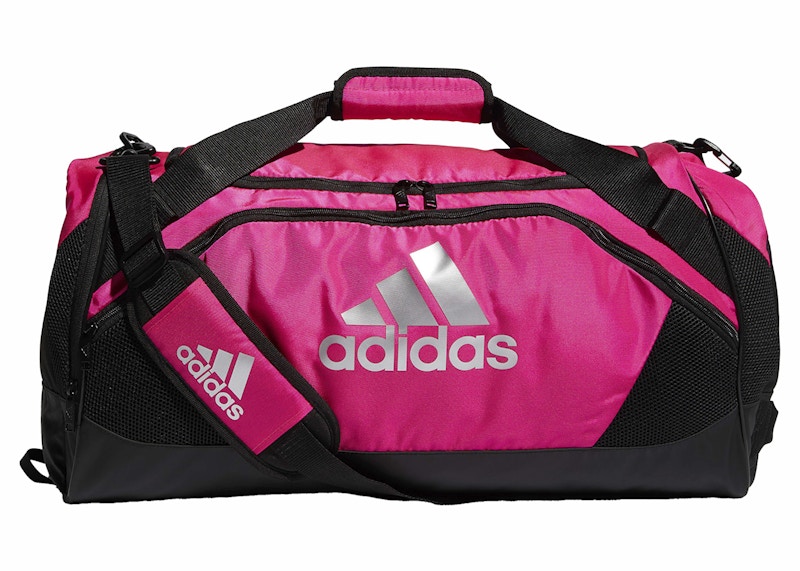 Adidas duffel bag pink online