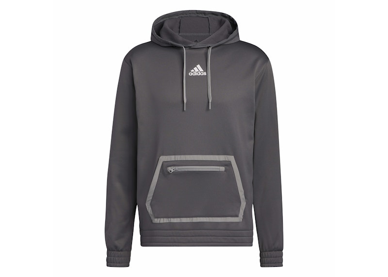 Grey adidas pullover hotsell