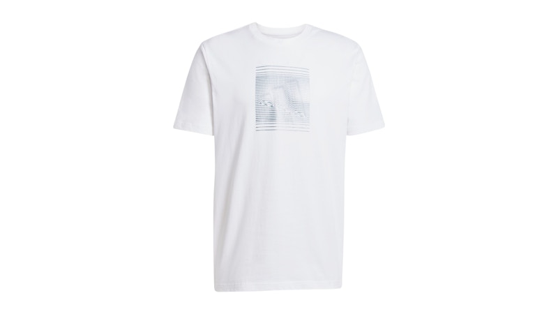 adidas Tech Metallic Graphic Tee White