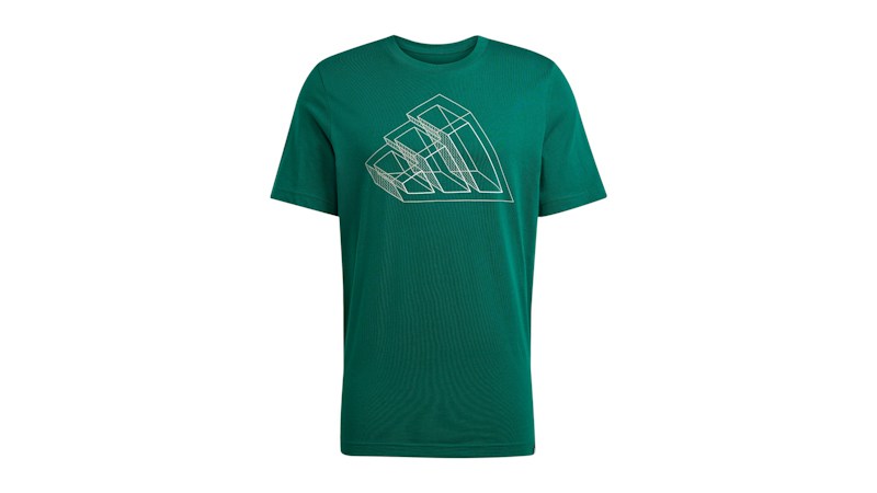 adidas Tech Outline Graphic Tee Collegiate Green