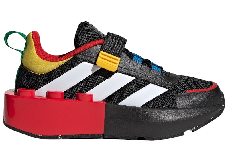 adidas Tech RNR LEGO Core Black Cloud White Red GS HP5877 US