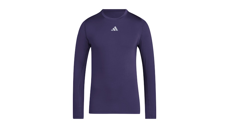 adidas Techfit Long Sleeve Tee Noble Ink