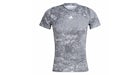 adidas Techfit Training Tee Black/Silver Pebble