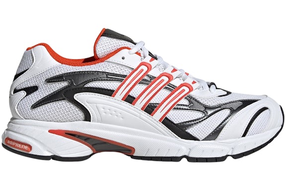 adidas Temper Run 2.0 Cloud White Preloved Red Core Black