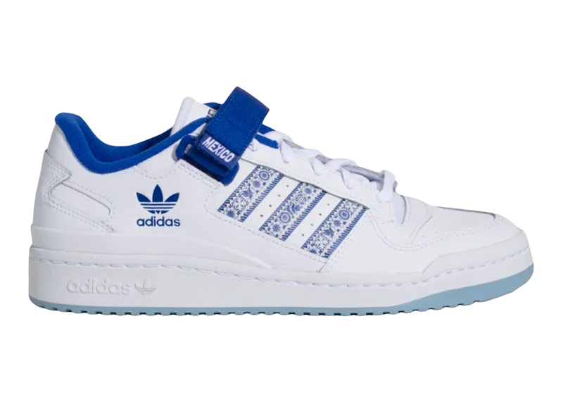 adidas Tenis Forum Low Mexico City Cloud White Royal Blue Icey Blue Herren GW6158 DE