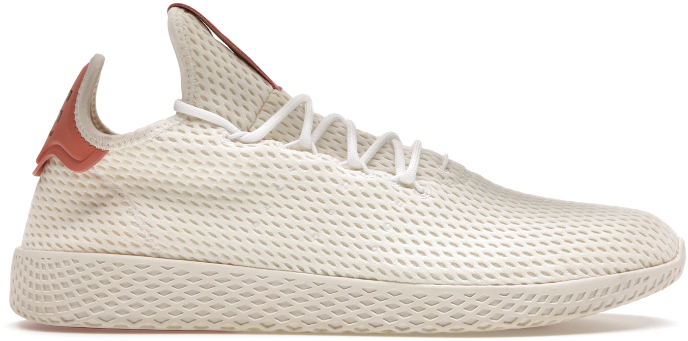 Adidas Hu Pharrell Williams Red/White Tennis Men' Shoes Size US 13 DA9615 