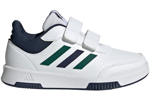 adidas Tensaur Hook And Loop Cloud White Collegiate Green Collegiate Navy (GS)