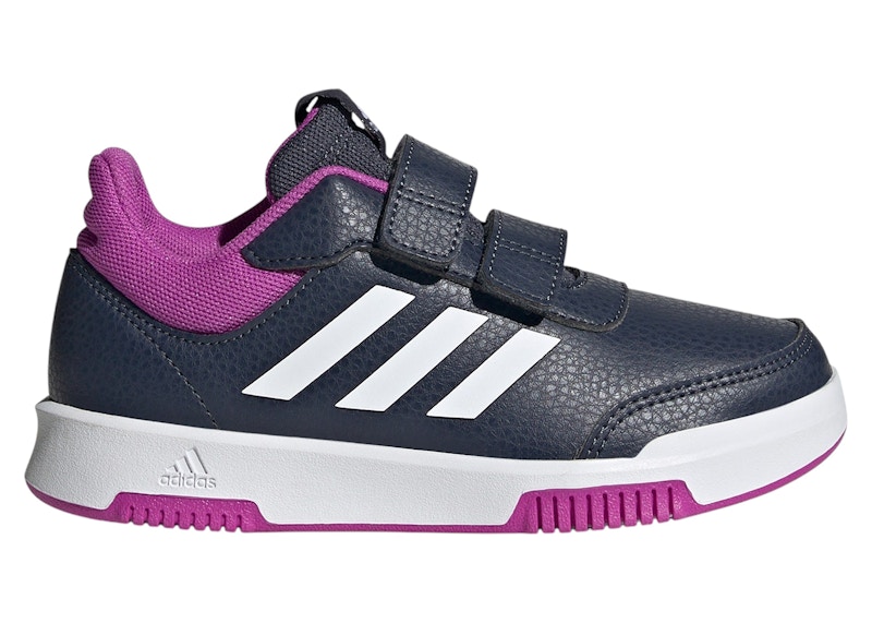 Pre-owned Adidas Originals Tensaur Hook And Loop Sneakers In Shadow Navy Blue/cloud White/flash Pink