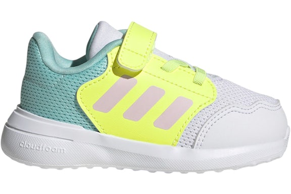 adidas Tensaur Run 3.0 Cloud White Clear Pink Hi-Res Yellow (TD)
