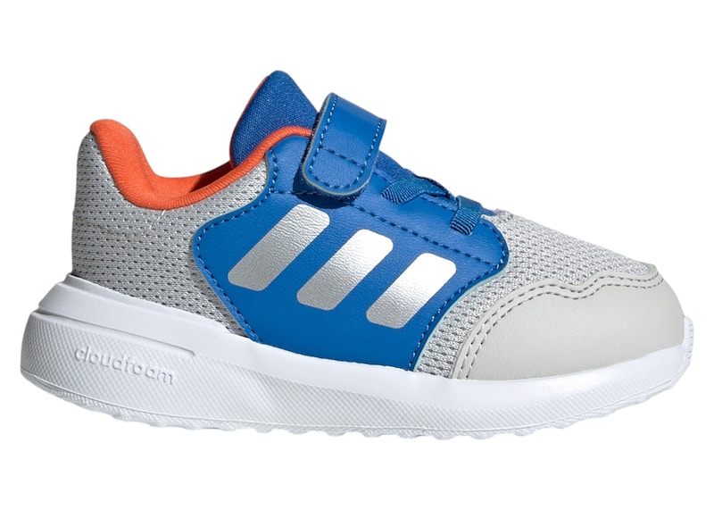 Pre-owned Adidas Originals Tensaur Run 3.0 Sneakers In Grey One/silver Metallic/bright Royal