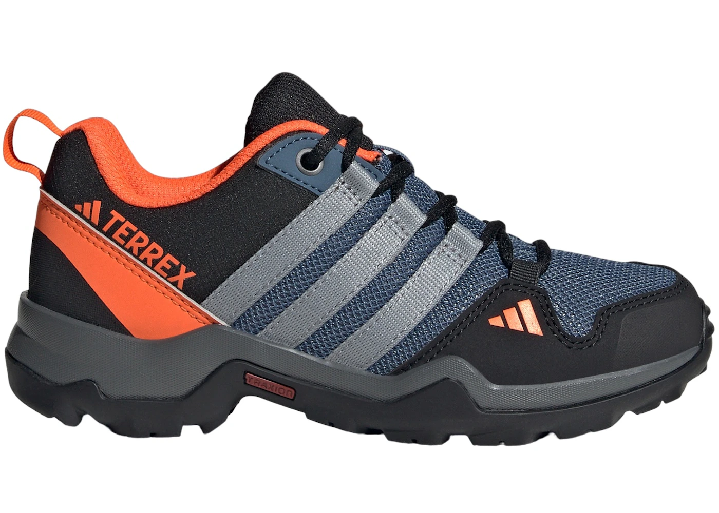 adidas Terrex AX2R Wonder Steel Grey Impact Orange (GS) IF5702 US