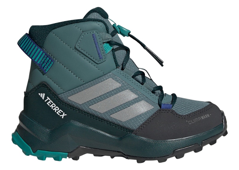 Pre-owned Adidas Originals Terrex Ax4r Mid Climawarm+ Sneakers In Preloved Teal/matte Silver/pure Teal